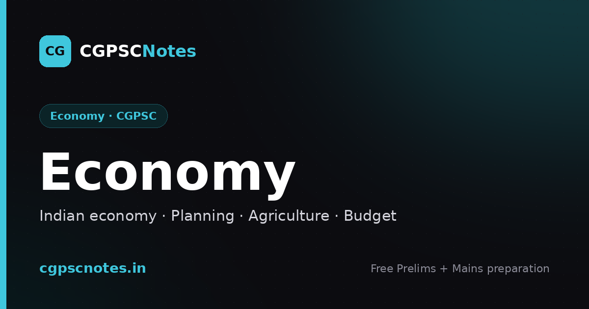 Why Be Basic Basic Concepts and National Income | CGPSC Notes